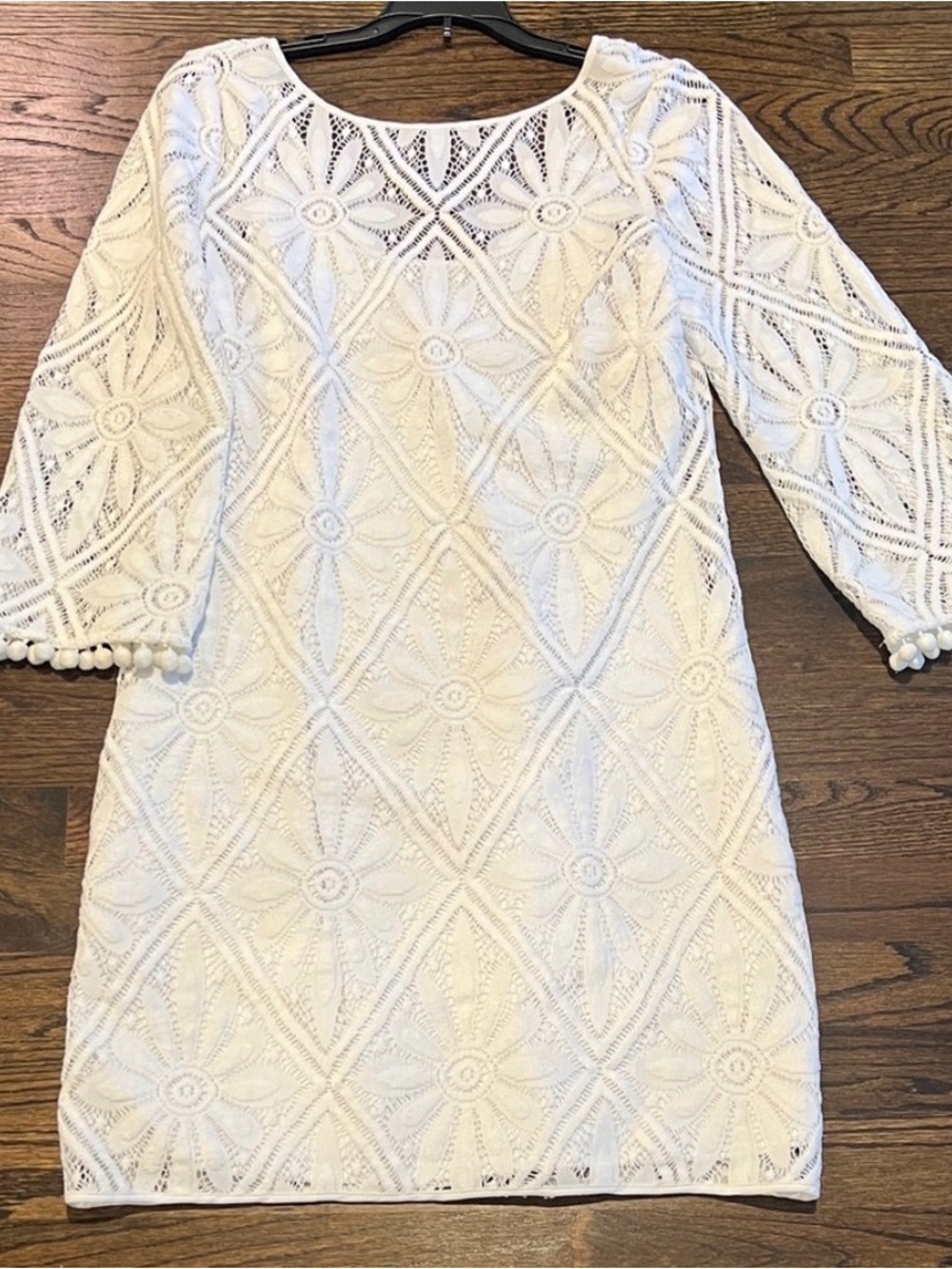 Lilly Pulitzer White Crochet Lace Shift Dress